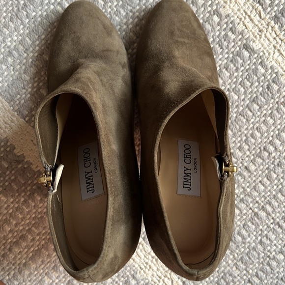Jimmy Choo suede booties size 37 1/2 - Picture 5 of 6